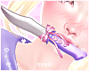 ♡ Purple mouth knife