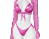Opeia Pink Sheer Bikini