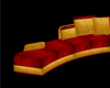 lM6l -Sofa 12 red & gold