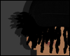 dreads + hat