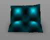 Teal/Black Cuddle Pillow