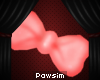 [P] Light Red Bow