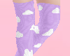 Cloud Shorts/Socks Purp
