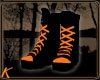 Black/Orange Shoes