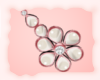 A: Pearl flower earrings