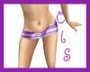 CIS* Plaid shorts purple