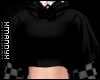 Kay Black Hoodie