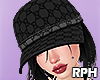 🎀 Cutie Hat+Hair Blac