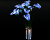 Z Azure Flower Vase