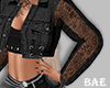 BAE| Ria Blk + Lace Jkt