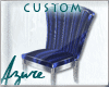 *A* Blue Wedding Chair