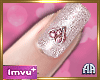 Valentine Nails Pearl