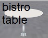 white round bistro table