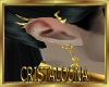 Golden right earring