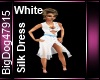 [BD] White Silk Dress