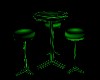 m~green and black tables