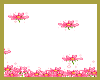 falling pink daisies