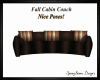 Fall Cabin Couch