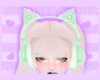 ♡Green Headset♡