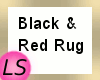 {LS} Black & Red Rug
