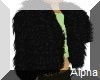 AO~Blk Sparkl jacket fur