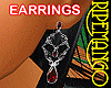 (RM)EARRINGS garnet