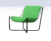 green solo lounger