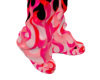 Red Flame boots