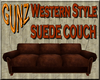 @ Western Suede Couch