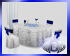 Blue~White Lace Table