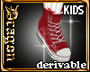 *ED* red shoes kids