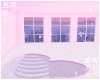 T|Heart Pool Room Pink