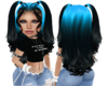 Raya BlueNBlack Hair