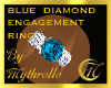 BLUE DIAMOND DAINTY RING