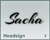 Headsign Sacha