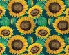 Teal Sunflower Room