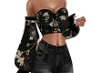 Floral Swirl Rose Top