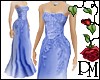[PBM] Blue Floral Gown