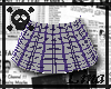 White/Purple Plaid Skirt