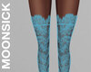 Mine Thigh Highs Blue