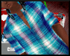 {Ice}Blue Plaid Shirt