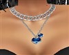SAPPHIRE HEART NECKLACE