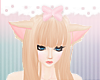 -M- Blond Kitty Ears