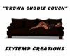 brown Cuddle couch