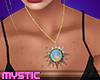 Opal Sun Necklace
