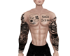 Torso closure tattoos/BN