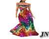 J*Rainbow Sequins Dress