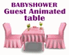 GM Guest Table babyshowe
