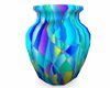 Blue Abstract Vase