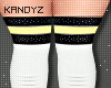 !K Glitz Stocking Yellow